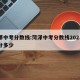 菏泽中考分数线:菏泽中考分数线2023年总分多少
