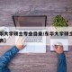 【东华大学硕士专业目录/东华大学硕士专业目录表】