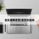 金价暴跌走势/金价大趋势