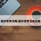 美妙世界攻略/美妙世界流程攻略