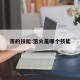落的技能:落火是哪个技能
