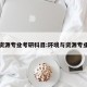 环境资源专业考研科目:环境与资源专业考研